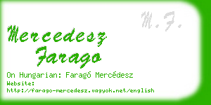 mercedesz farago business card